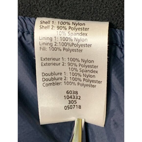 Legendary Anglers Mens XL Topwater Navy Blue Quilted Puffer Vest Zipper Pockets - Picture 8 of 13